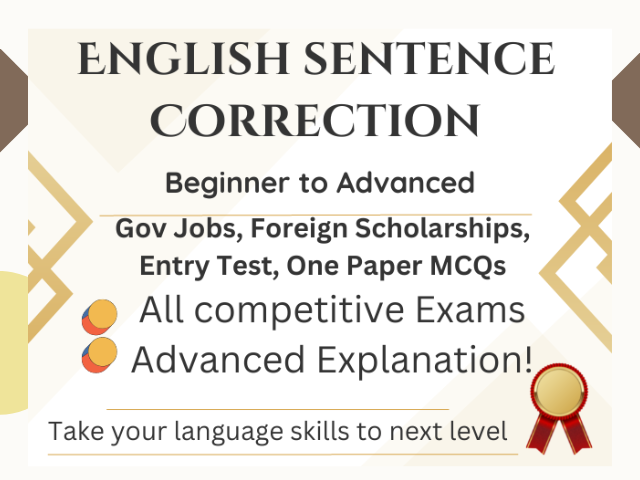 Sentence Correction